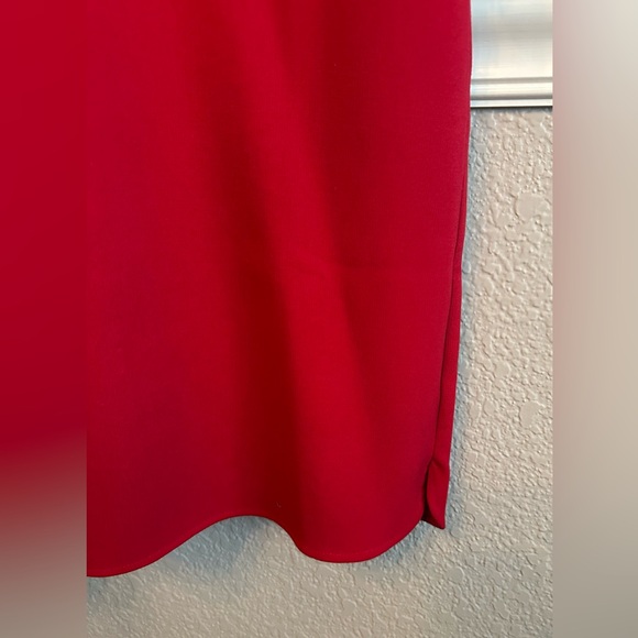 NWT Ann Taylor Factory Red Bell Sleeve Sheath Dress Size 10 Career Dress Classic - Picture 4 of 8